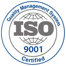 ISO 9001 Quality Management Certified